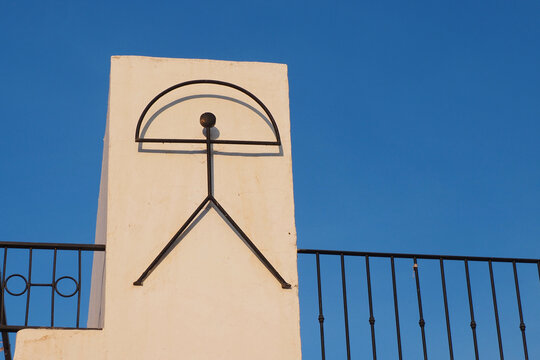 Symbol of the indalo in mojacar 