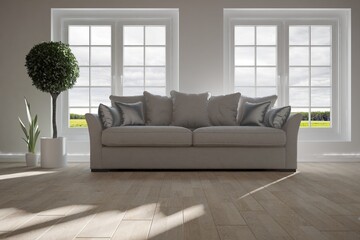 Fototapeta premium Modern interior design. 3D illustration