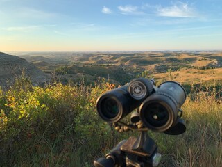 coin operated binoculars