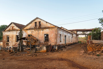 Brazilian granary old coffee farm - obrazy, fototapety, plakaty