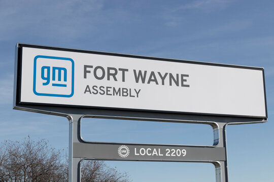 General Motors Fort Wayne Assembly Plant where GM produces the Chevrolet Silverado 1500 and GMC Sierra 1500 trucks.