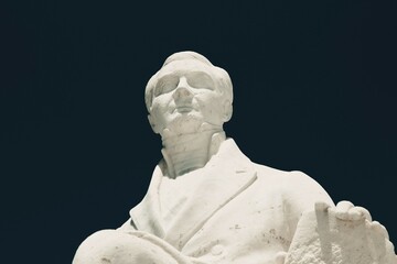 Statue of Ioannis Kapodistrias in Athens, Greece.