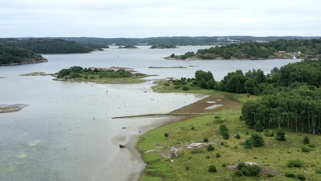 Pont de Tj&ouml;rn sur la c&ocirc;te baltique de la Su&egrave;de