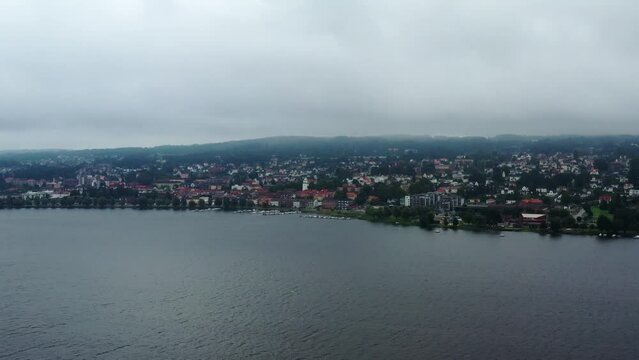 lac et ville de Ulricehamn en Su&egrave;de