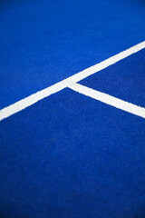 Lines of one padel court