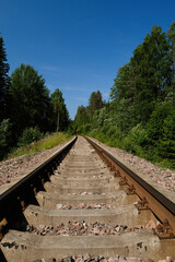 railway in the countryside