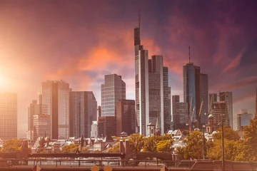 Frankfurt am Main-Panorama-Skyline © Black Brush