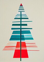 Modern Christmas tree