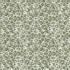 Mosaic geometric green leopard print texture pattern. Trendy kaleidoscope woven design for printed fabric. Rough abstract textile design. 