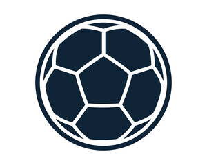 Fototapeta premium Soccer ball icon. Football game ball icons