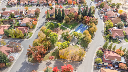 Residentail drone photo