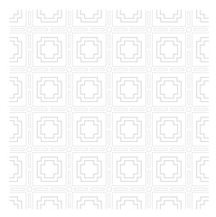 Repeated geometry pattern in 2D form drawn with CAD. Black line and white background.