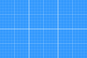 Blueprint grid background. Checkered blank template for cutting mat, office work, mechanics scheme, drawing, drafting, plotting, engineering or architecting measuring