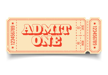 Vector retro ticket isolated isolated on white background. Cinema, theater, concert, play, party, event, festival black and gold ticket realistic template set. Ticket icon for website.