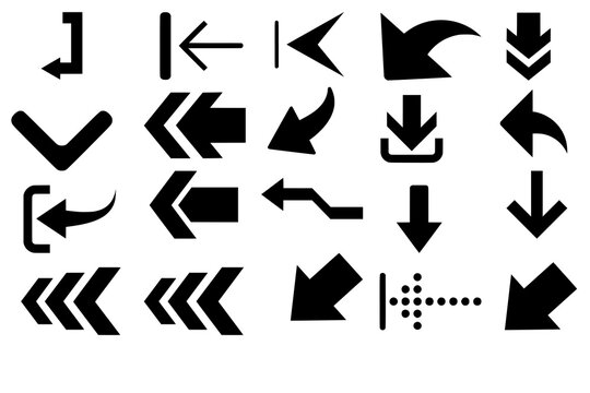 arrow vector icon collection