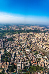 Rare aerial view over Rome, Italy - 544475109