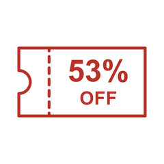Discount offer icon vector design templates