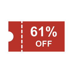 Discount offer icon vector design templates