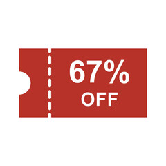 Discount offer icon vector design templates