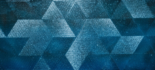 abstract blue background with texture glass	
