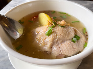 chicken soup with vegetables