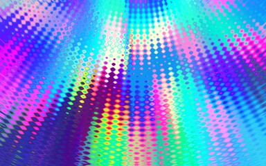 Colorful and futuristic abstract dotted radiation illustration background. Colorful radiation effect pattern. Background design of presentation, backdrop, poster, flyer, book cover, card, etc.