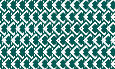 Fototapeta premium green and white abstract background with geometric and seamless pattern. geometric style - stock vector.