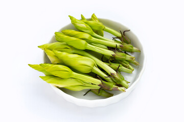 Moonflower or Ipomoea alba L for cooking