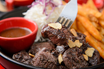 Steak and various set menus