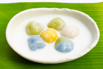 Coconut dumplings in sweet coconut Milk