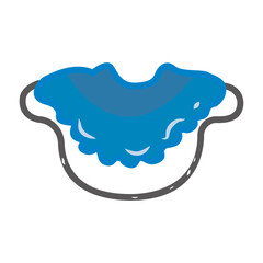 歯科矯正器具のイラスト