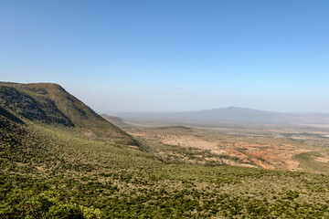 View of the Great Rift Valley in Kenya