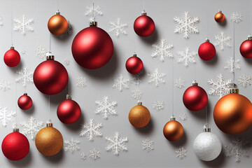 �hristmas decorations, Christmas balls, 