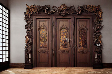 oude houten deur