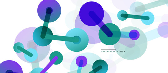 Network concept abstract background. Dots connection. Big data idea. Business template for wallpaper, banner, background or landing