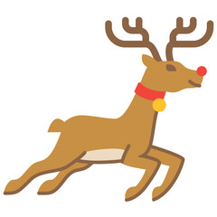 reindeer flat icon