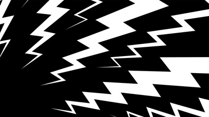 稲妻のようなジグザグ模様の背景