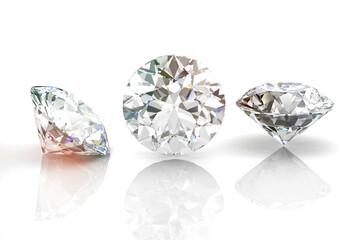 diamond gem 3d render (high resolution 3D image)