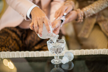Water Pouring, Thai Traditional Ceremony, Engagement