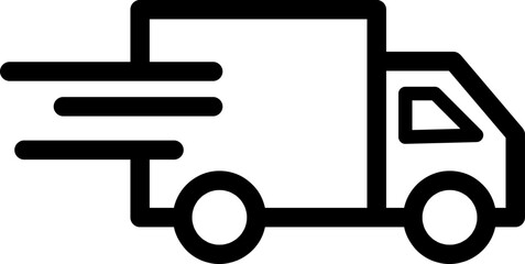 Truck icon template design trendy on white background..eps