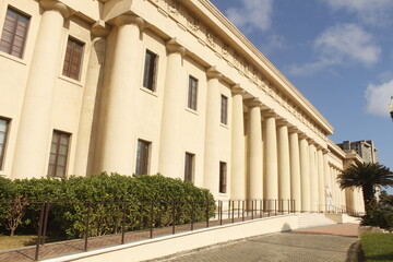 Obraz premium building in the city bellas artes santo domingo D.R