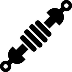 suspension icon vector symbol template on white background