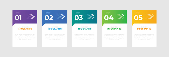 Infographic business banner template