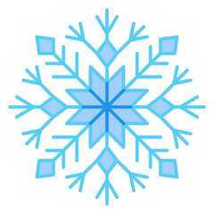 ice crystal flat icon