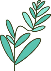 decorative leaves illustration
