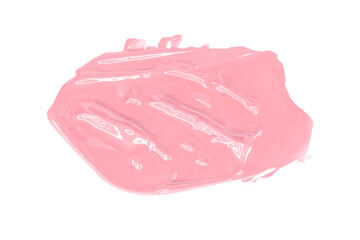 Shiny pink brush isolated on transparent background. pink watercolor png