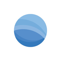 Circle waves background vector image design