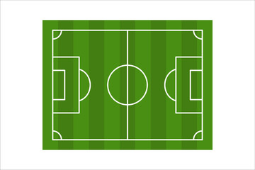 sports vector soccer field illustration. Soccer green field for game.