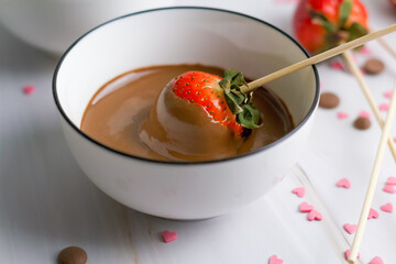 yogurt with strawberry