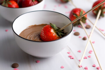 strawberries in a bowl
